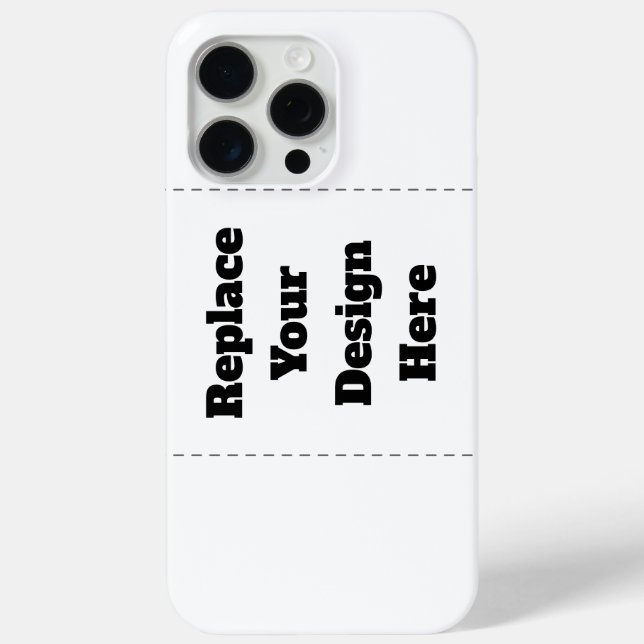 Create Your Own white  Case-Mate iPhone Hülle (Rückseite)
