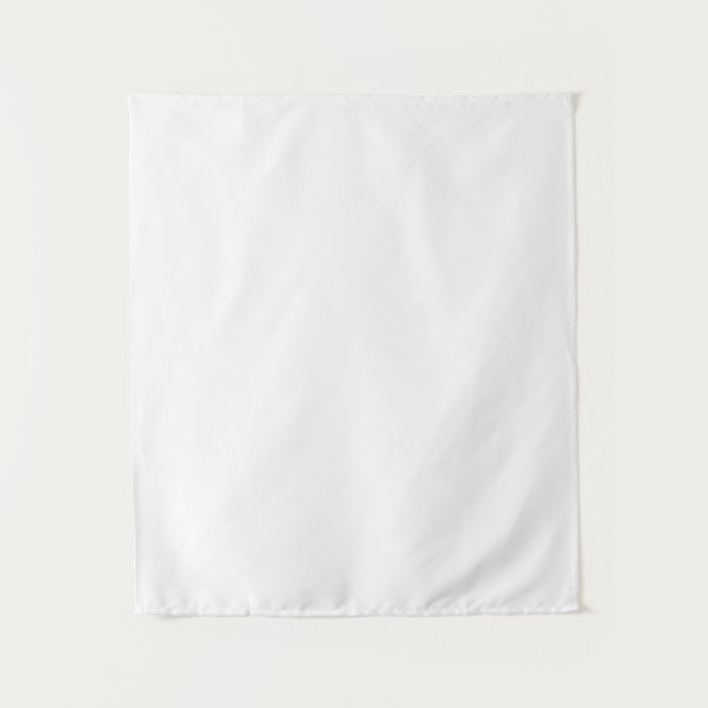 Create Your Own white custom wedding Tapestry Wandteppich (Vorderseite)