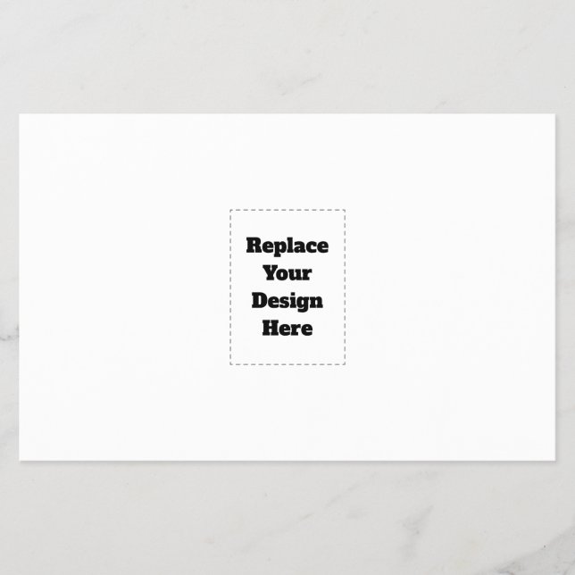 Create Your Own white  Flyer (Vorne)