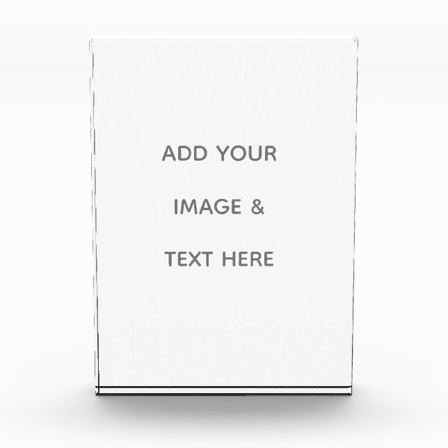 Create Your Own white  Fotoblock (Vorderseite)