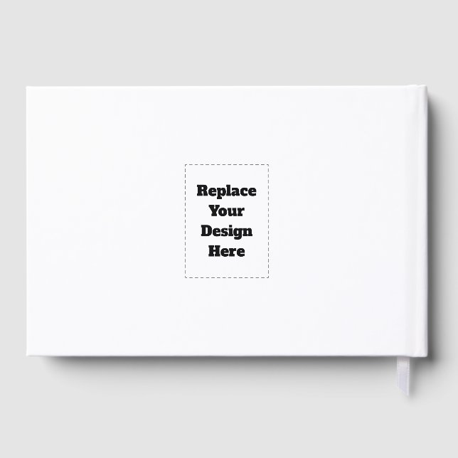 Create Your Own white  Gästebuch (Rückseite)