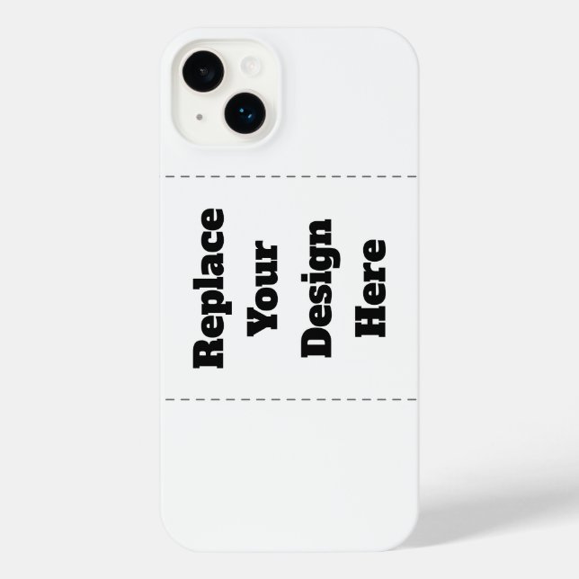 Create Your Own white  iPhone 14 Plus Hülle (Rückseite)
