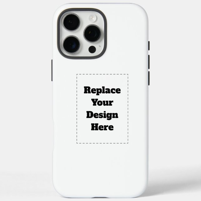 Create Your Own white  iPhone 16 Pro Max Hülle (Rückseite)