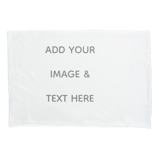 Create Your Own white  Kissenbezug (Vorderseite)