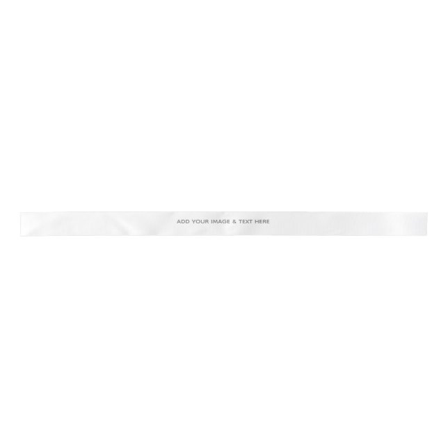 Create Your Own white  Satinband (Vorderseite)