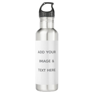 Create Your Own white  Save The Date Edelstahlflasche