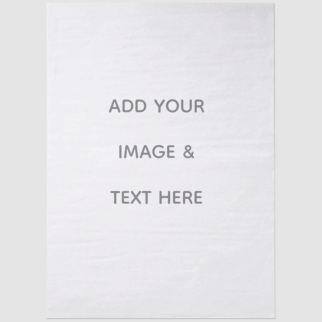 Create Your Own white  Seidenpapier (Vorderseite)