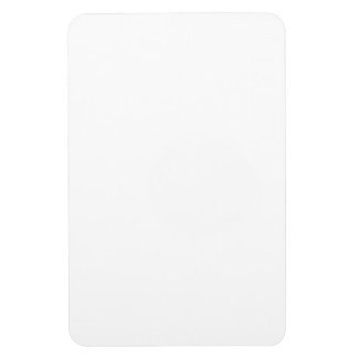 Create Your Own white simple Magnet