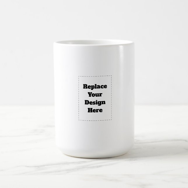 Create Your Own white  Verwandlungstasse (Zentrum)