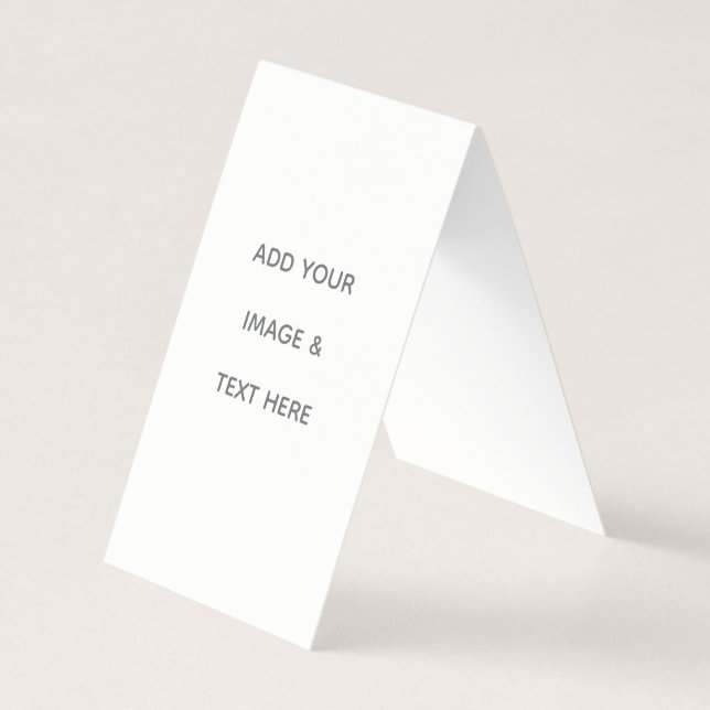Create Your Own white  Visitenkarten (Vorderseite)