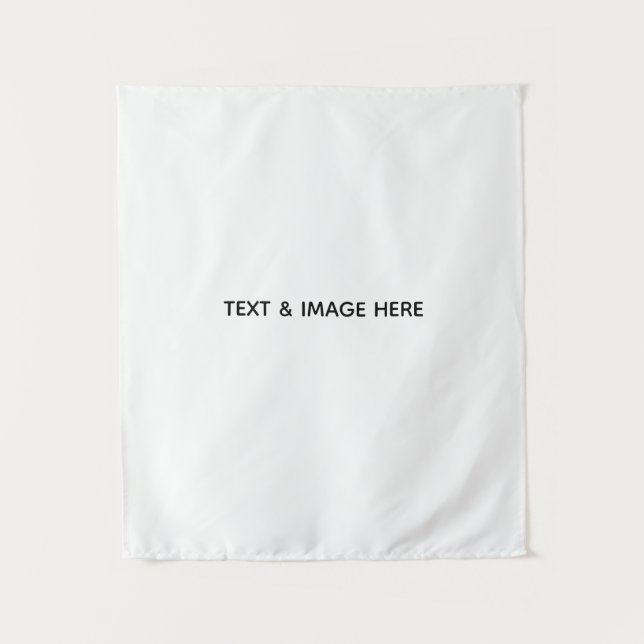 Create Your Own white Wandteppich (Vorderseite)