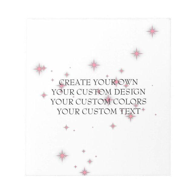 Create Your Own - Your Image Here - Notizblock (Vorderseite)