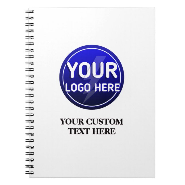 Create your owner's custom logo/editable template notizblock (Vorderseite)