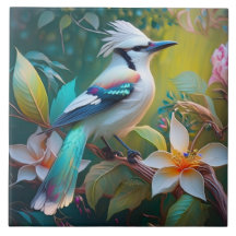 Created Aquamarin Winged Jay