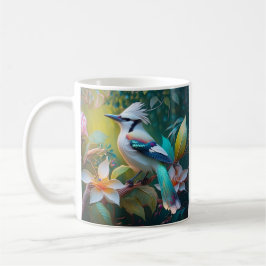 Created Aquamarin Winged Jay Kaffeetasse