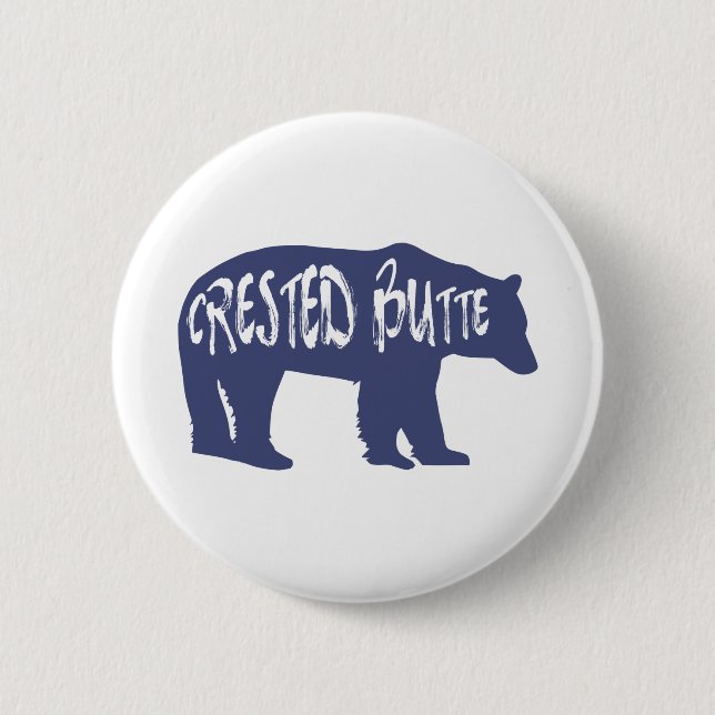 Created Butte Colorado Bear Button (Vorderseite)