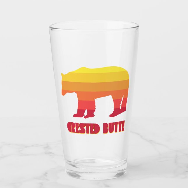 Created Butte Colorado Rainbow Bear Glas (Vorderseite)