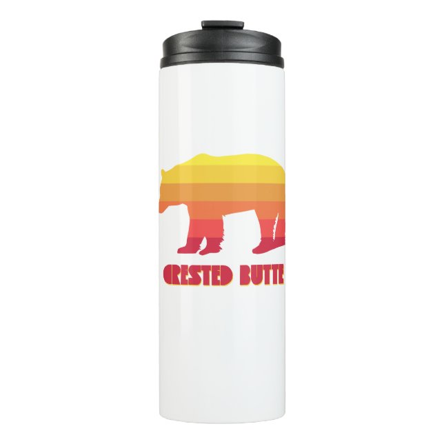 Created Butte Colorado Rainbow Bear Thermosbecher (Vorderseite)
