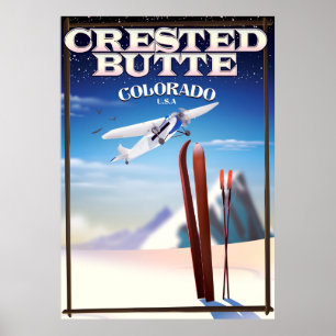 Created Butte Colorado Reiseplakat Poster