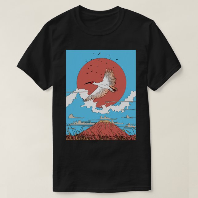 Created Ibis in Flight T-Shirt (Design vorne)