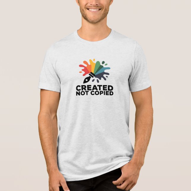 Created Not Copied Artist Shirt (Vorderseite)