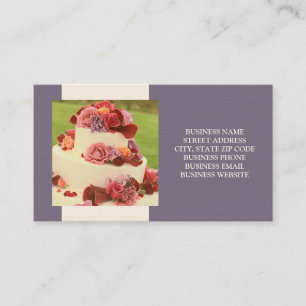 Créateur de gâteaux ou Cartes de visite Mariages
