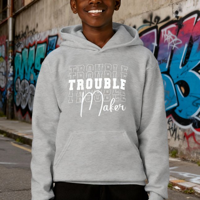 Créateur de problèmes (kids hoodie trouble maker)