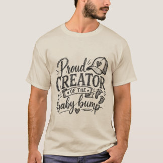 Créateur fier de la bosse de bébé T-shirt drôle po