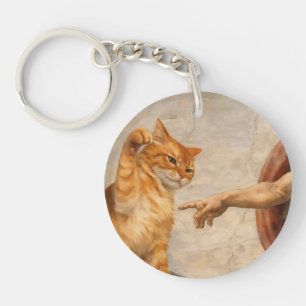 Création d'Adam avec le chat Sarca, une œuvre d'ar