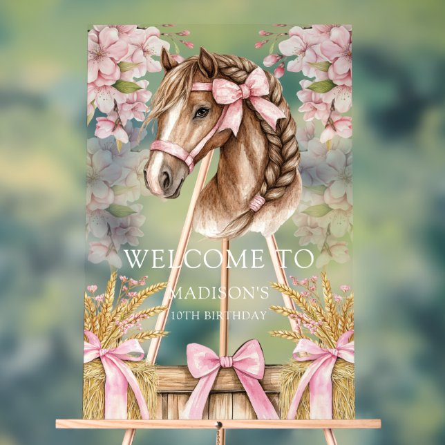 Création de cheval romantique avec fleurs de ceris (Neutre)