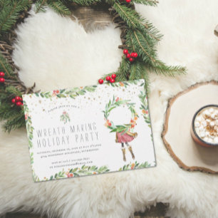 Création de la couronne Invitation Fête de Vacan