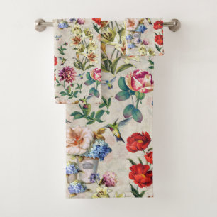 Création de l'aquarelle florale de l'époque victor