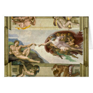 Création de l'homme par Michel-Ange (Création d'Ad