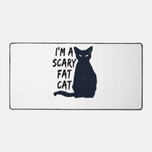 Création graphique de chat noir Halloween effrayan