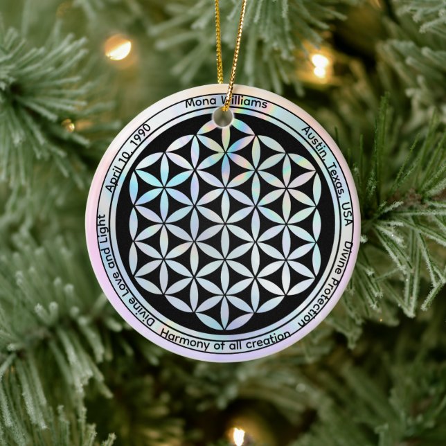 Creation Harmony Symbol  Keramik Ornament (Baum)