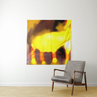 Creation of the dragon cat wandteppich