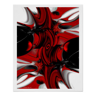 "Création Perceptive", Poster brillant