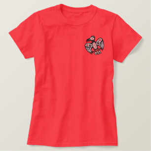 Creation Raven Besticktes T-Shirt