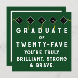 Creative Abschluss Class of 2025 Karte