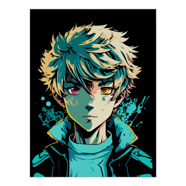 Creative Anime Wall Art | Jungen 04 Poster (Vorderseite)