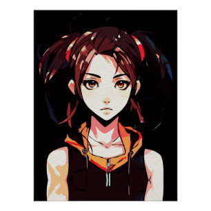 Creative Anime Wall Art   Mädchen 23 Poster