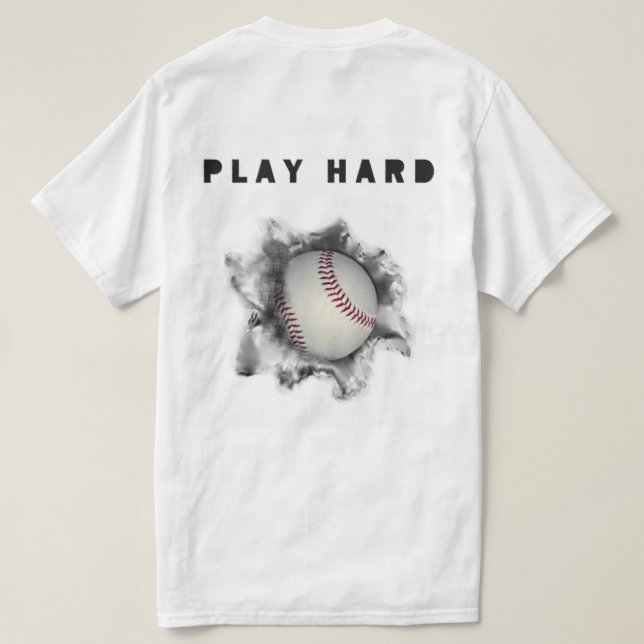 Creative Baseball T-Shirt (Design Rückseite)