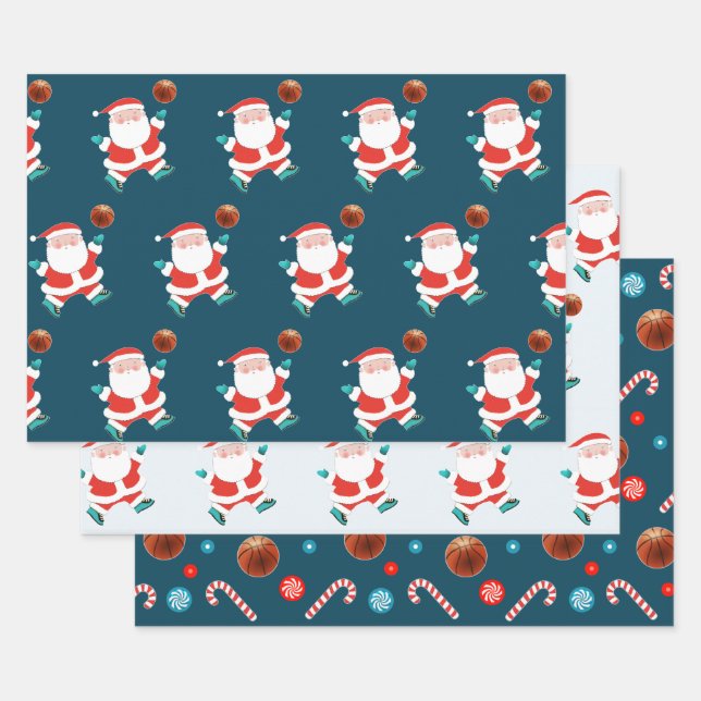 Creative Basketball Weihnachten Geschenkpapier Set (Set)