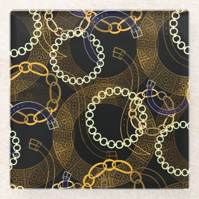 Creative Belts griechische Chains Mix Glasuntersetzer (Vorderseite)