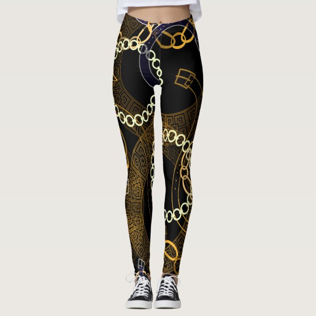 Creative Belts griechische Chains Mix Leggings (Vorderseite)