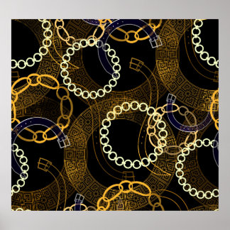 Creative Belts griechische Chains Mix Poster