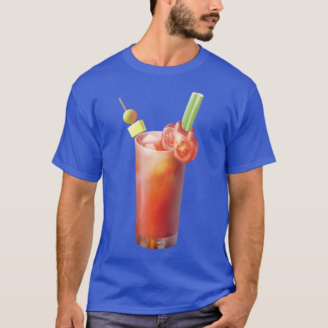 Creative Bloody Mary Cocktail T-Shirt (Vorderseite)
