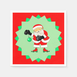 Creative Boxing Christmas Holiday Serviette