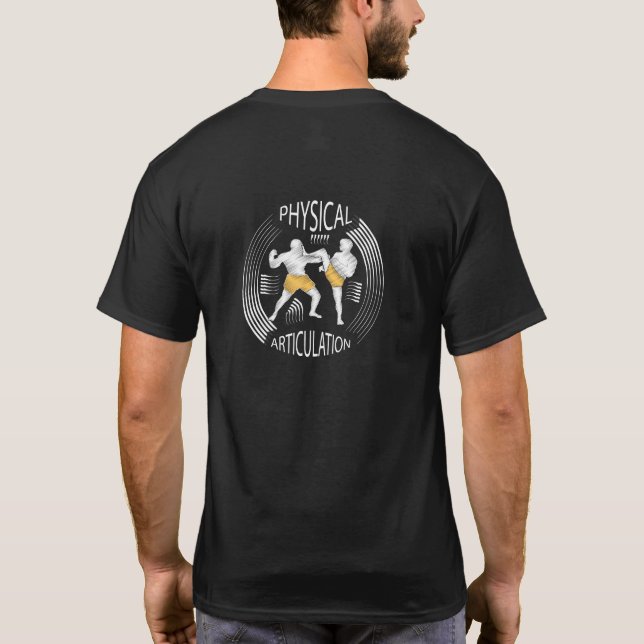 Creative Boxing im Shirt-Design T-Shirt (Rückseite)