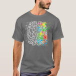 Creative Brain Art Science Math T-Shirt<br><div class="desc">Creative Brain Art Science Math.Karo aus unserer Math t Shirts Auswahl für die besten in einzigartigen oder maßgeschneiderten,  handgefertigten Stücken aus unseren Bekleidungsläden.</div>